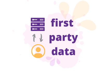 First-party data ilustracija